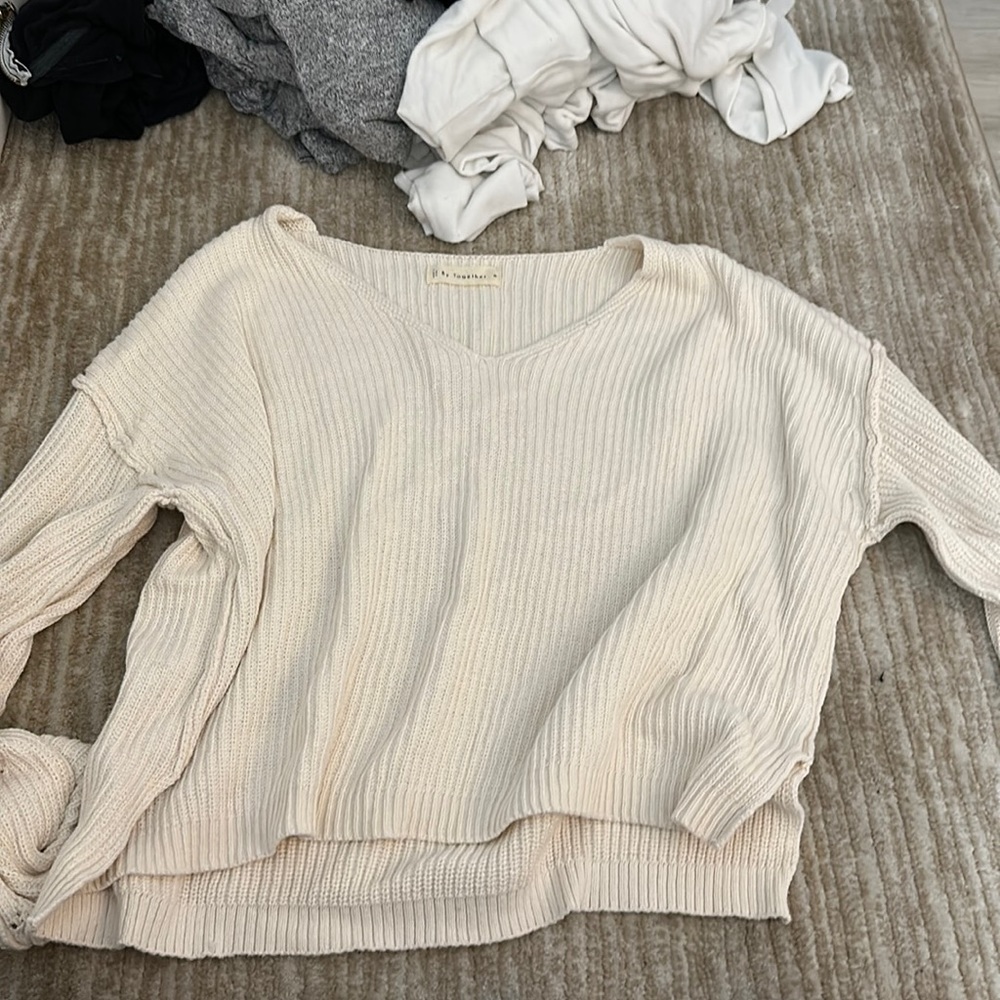 Beige Sweater worn once